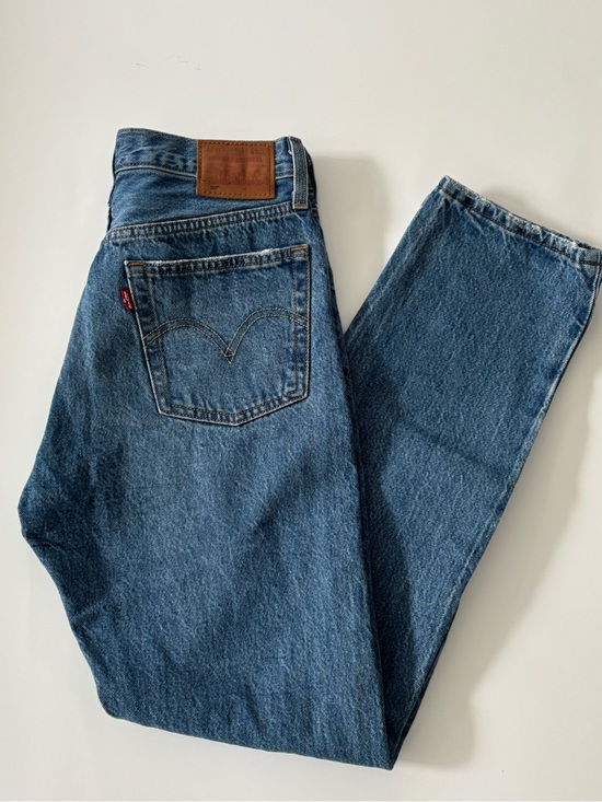 Levi's Denim - Levi's 501 Women’s Strait Leg Blue Denim Jeans 27W30L